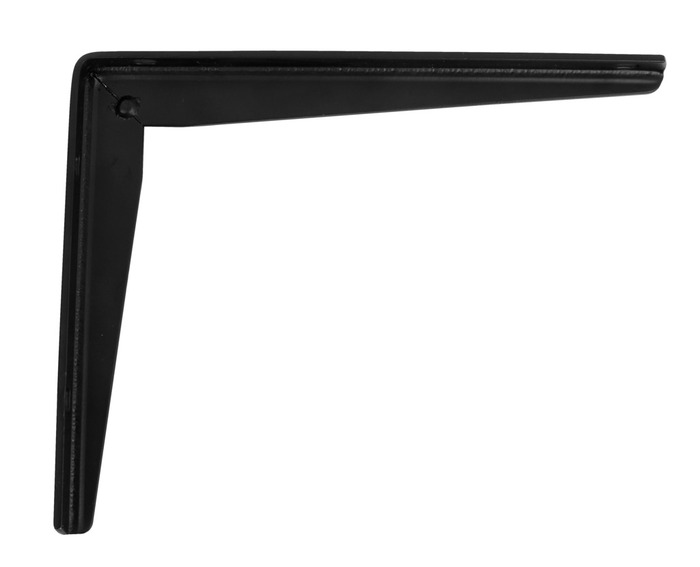 Hyllebrakett T-profil 200 x 250 mm matt svart